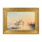 Vue Antique de Venise, 19ème Siècle, Huile sur Toile, Encadrée 1
