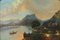 Alpine Landscape with a Lake, Oil on Canvas, Framed, Image 2