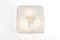 Quadratische Murano Eisglas Deckenleuchte von Kaiser für Kaiser Idell / Kaiser Leuchten, Germany, 1970er 11