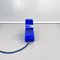 Post-Modern Italian Blue Acyrlic Glass Whistle Led Table Lamp from Marco Lodola, 2000s 4