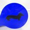 Lampada da tavolo Whistle Led postmoderna in vetro blu di Marco Lodola, Italia, inizio XXI secolo, Immagine 6