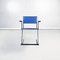 Modern Italian Blue Leather Chairs by Ballerina Herbert Ohl for Matteo Grassi, 1991, Set of 6 2