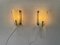 Mid-Century Green Curved Glass Sconces, Germany, 1950s, Set of 2, Image 10