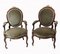 Victorian Salon Armchairs, 1870s, Set of 2 1