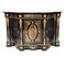 French Marquetry Inlay Serpentine Cabinet, Image 1