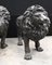 Bronze Lions Monumental Cat Statues, Set of 2, Image 11