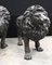 Bronze Lions Monumentale Katzenstatuen, 2er Set 11