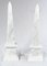 Italian Marble Obelisks Columns, Set of 2 5