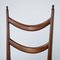Leather Wooden Chairs by Osvaldo Borsani Production, 1950s, Set of 6, Image 5