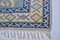 Vintage anatolischer Teppich in Beige & Blau 6