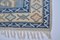 Vintage Beige and Blue Anatolian Area Rug, Image 6