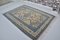 Vintage Beige and Blue Anatolian Area Rug, Image 4