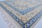 Vintage Beige and Blue Anatolian Area Rug, Image 7