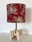 Large Mid-Century Travertine Marble Table Lamp, Italy, 1970s 10