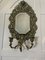 Antique Victorian Brass Wall Mirrors, Set of 2 2