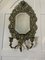 Antique Victorian Brass Wall Mirrors, Set of 2, Image 2