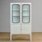 Vintage Glass & Iron Medical Cabinet, 1970s 1