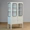 Vintage Glass & Iron Medical Cabinet, 1970s 2