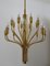 Mid-Century Brass Chandelier from Staff Leuchten, 1970s 11