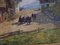 Angelo Pavan, Berglandschaft Gemälde, 1920er, Öl auf Holz, gerahmt 4