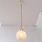 Crystal Glass Suspension Lamp, Italy 6