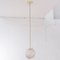 Crystal Glass Suspension Lamp, Italy, Image 3