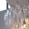 Lámpara de araña italiana vintage de cristal de Murano, Imagen 5