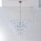 Lámpara de araña italiana vintage de cristal de Murano, Imagen 7