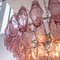 Vintage Pink Murano Glass Chandelier, Italy 9