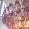 Vintage Pink Murano Glass Chandelier, Italy, Image 9