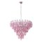 Vintage Pink Murano Glass Chandelier, Italy, Image 2