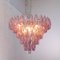 Vintage Pink Murano Glass Chandelier, Italy 3