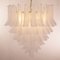 Italian Petal Suspension Chandelier in Murano Glass, Image 11