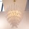 Lámpara de araña italiana con pétalos de cristal de Murano, Imagen 6