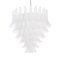 Italian Petal Suspension Chandelier in Murano Glass, Image 1