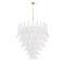 Italian Petal Suspension Chandelier in Murano Glass, Image 2