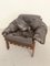 Mid-Century Percival Lafer Style Tufted Leather Armchair, 1970s 8