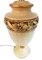 Große Keramik Lampe mit Vergoldeter Verzierung 2