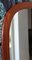 Danish Oval Mirror with Teak Frame, Image 3