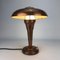 Art Deco Copper Mushroom Table Lamp, Image 6