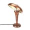 Lámpara de mesa hongo Art Déco de cobre, Imagen 4