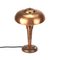 Art Deco Copper Mushroom Table Lamp 5