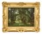 Landscape With Forest Painting, 19th-Century, Oil on Canvas, Framed 1