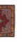 Türkischer Vintage Tier Teppich aus roter Wolle 7