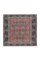 Vintage Turkish Oushak Square Rug, Image 1