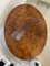 Antique Victorian Burr Walnut Oval Inlaid Centre Table 7