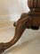 Antiker viktorianischer ovaler Tisch aus Wurzel- & Nussholz mit Intarsien 12