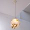 Vintage Murano Glass Suspension Lamp with Bell 3