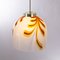 Vintage Murano Glass Suspension Lamp with Bell 5