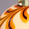 Vintage Murano Glass Suspension Lamp with Bell, Image 6